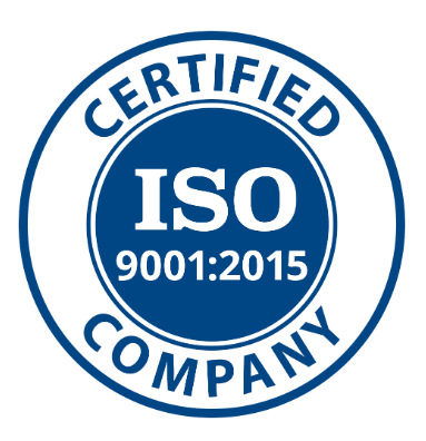ISO 9001:2015 badge